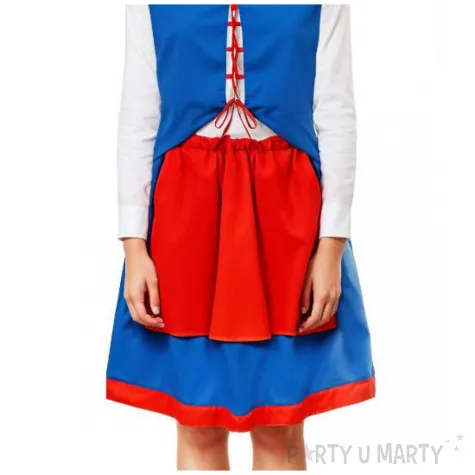 stroj dla dzieci kujawianka niebieski kraszek 134 140 cm