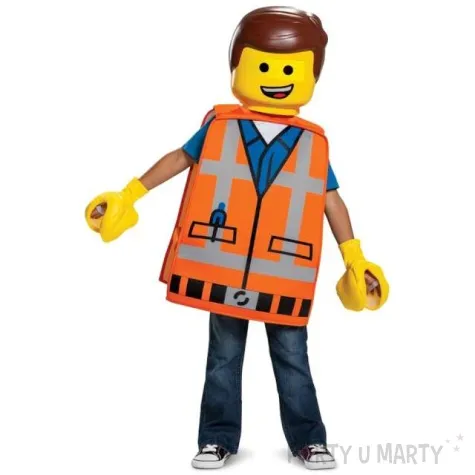 stroj dla dzieci lego emmet kamizelka disguise costumes rozm uniw