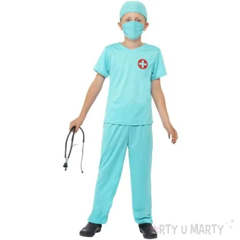 stroj dla dzieci lekarz chirurg smiffys rozm 7 9 lat