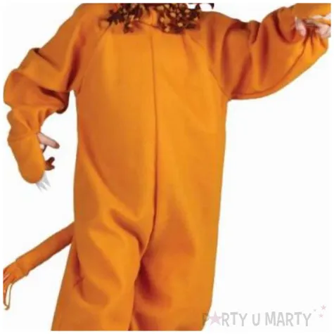 stroj dla dzieci lew kombinezon pomaranczowy godan 92 104 cm