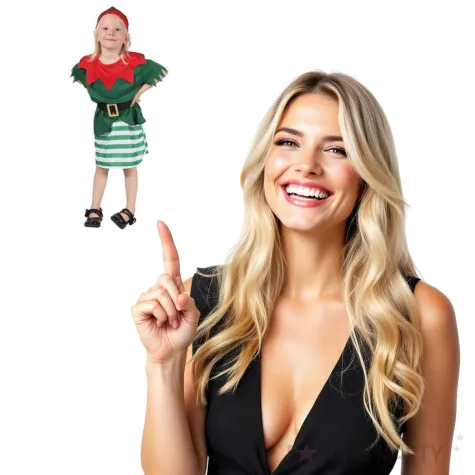 stroj dla dzieci mala elfka rozm 92 104 cm