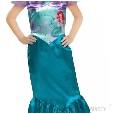 stroj dla dzieci mala syrenka arielka sukienka z ogonem disguise rozm 98 110