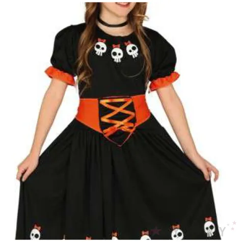 stroj dla dzieci mala wiedzma czarny guirca 7 9 lat