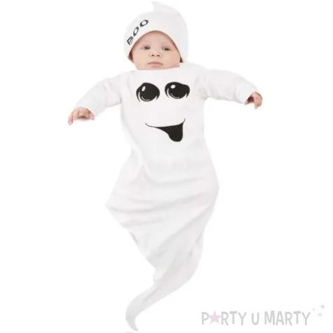 stroj dla dzieci maly duszek boo bialy smiffys 62 cm