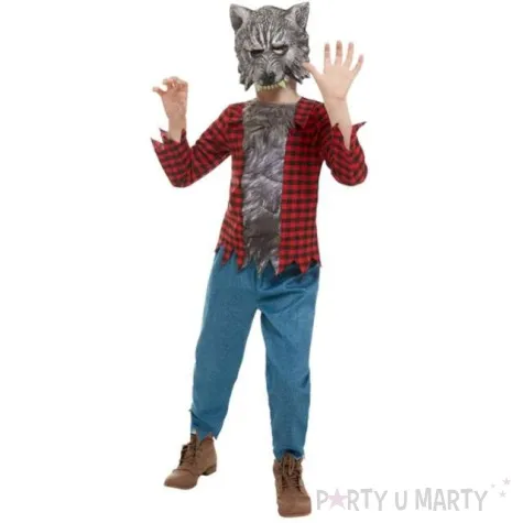 stroj dla dzieci maly wilkolak kolorowy smiffys 4 6 lat