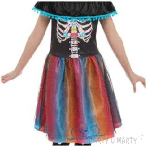 stroj dla dzieci meksykanska krolowa kolorowy smiffys rozm 130 140 cm