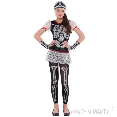 stroj dla dzieci meksykanska szkieletorka amscan rozm 12 14 lat