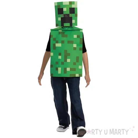 stroj dla dzieci minecraft creeper zielony disguise rozm 110 116