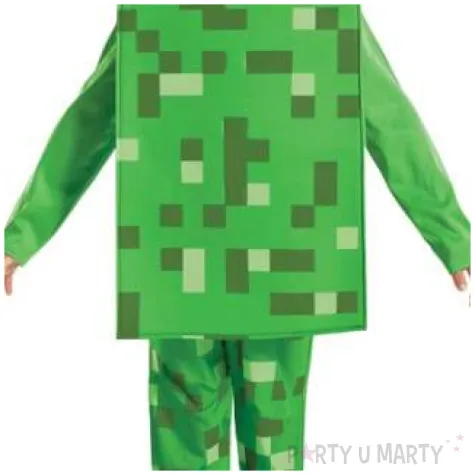 stroj dla dzieci minecraft kombinezon creepera deluxe zielony disguise rozm 104 116