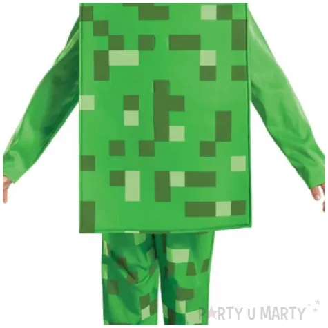 stroj dla dzieci minecraft kombinezon creepera deluxe zielony disguise rozm 98 104