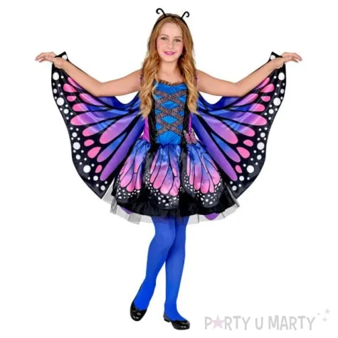 stroj dla dzieci motyl fioletowy widmann 146 158 cm