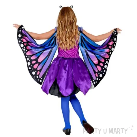 stroj dla dzieci motyl fioletowy widmann 146 158 cm