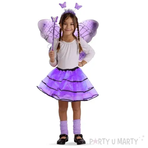 stroj dla dzieci motylek fioletowy tropic rozm 98 128 cm