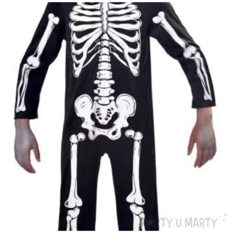 stroj dla dzieci mroczny szkieletor amscan 122 134 cm