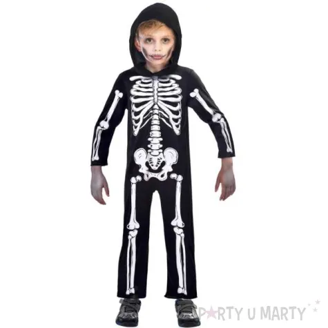 stroj dla dzieci mroczny szkieletor amscan 134 146 cm