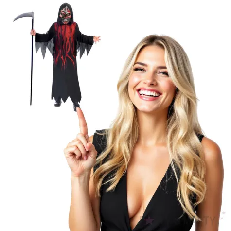 stroj dla dzieci mroczny zniwiarz amscan 10 12 lat