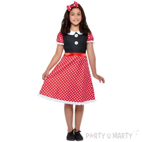 stroj dla dzieci myszka w kropki smiffys rozm 116 128 cm