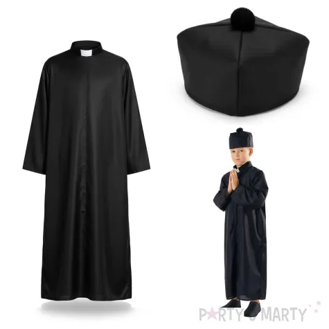 stroj dla dzieci na bal wszystkich swietych ksiadz swiety stanislaw kostka rozm 6 8 lat