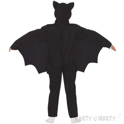 stroj dla dzieci nietoperz szkielet czarny guirca rozm 110 116 cm