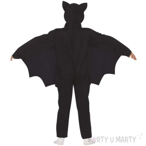 stroj dla dzieci nietoperz szkielet czarny guirca rozm 7 9 lat