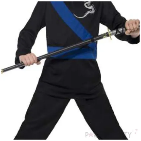 stroj dla dzieci ninja niebieski pas smiffys rozm 116 128 cm