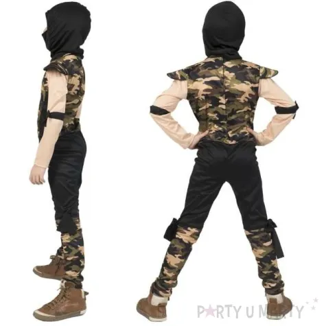 stroj dla dzieci ninja wojownik funny fashion 116 cm