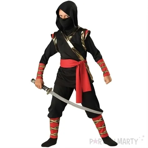 stroj dla dzieci ninja wojownik partytino 110 116 cm