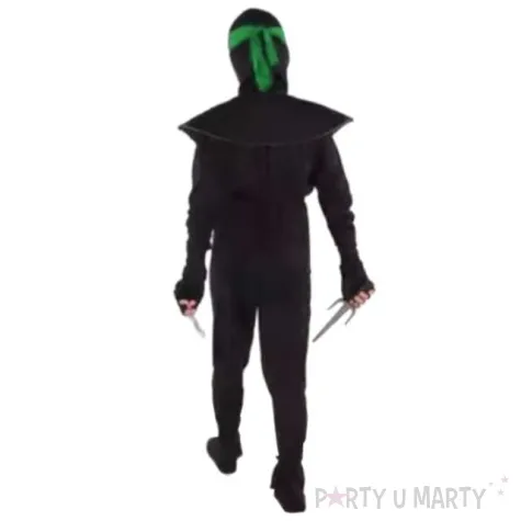 stroj dla dzieci ninja zielony wojownik widmann 134 146 cm