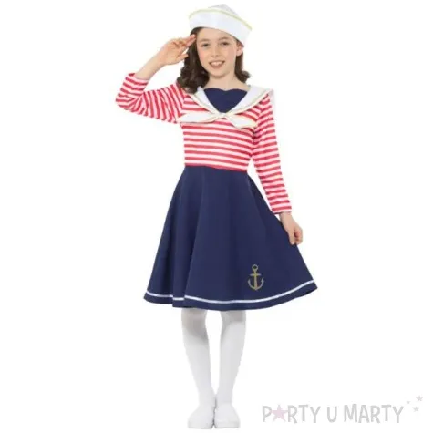 stroj dla dzieci pani marynarz smiffys 116 128 cm