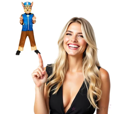 stroj dla dzieci paw patrol chase z maska amscan 4 6 lat