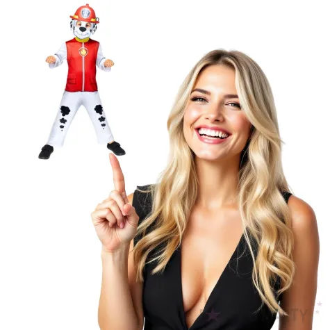 stroj dla dzieci paw patrol marshall z maska amscan 4 6 lat