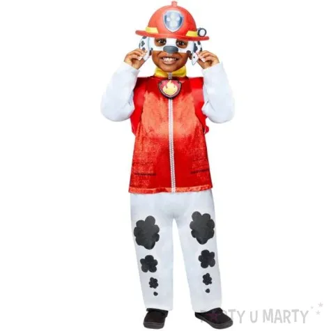 stroj dla dzieci paw patrol marshall z plecakiem i maska amscan 4 6 lat