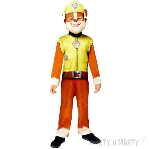 stroj dla dzieci paw patrol rubble z maska amscan 3 4 lat