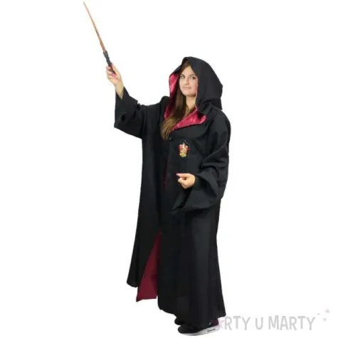 stroj dla dzieci peleryna czarodziejki z kapturem godan rozm 110 140 cm