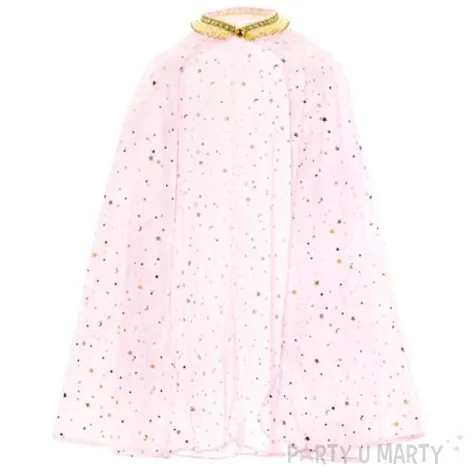 stroj dla dzieci peleryna ksiezniczki rozowa partydeco