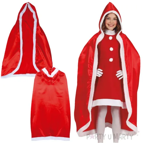 stroj dla dzieci peleryna mikolajki guirca 90 cm