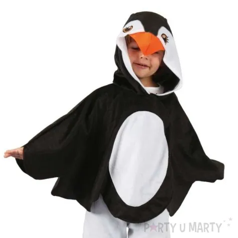 stroj dla dzieci peleryna pingwina godan rozm 92 104 cm