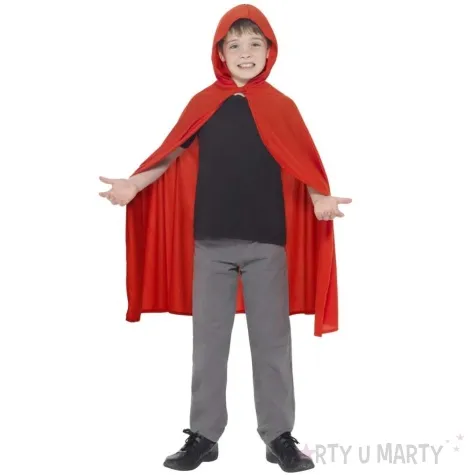 stroj dla dzieci peleryna z kapturem smiffys rozm 116 130 cm