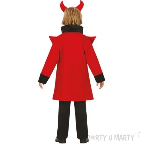 stroj dla dzieci piekielny diabel czarno czerwony guirca 5 6 lat