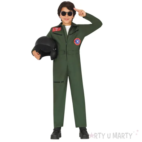 stroj dla dzieci pilot w kombinezonie zolnierz guirca 10 12 lat rozm 146 152 cm