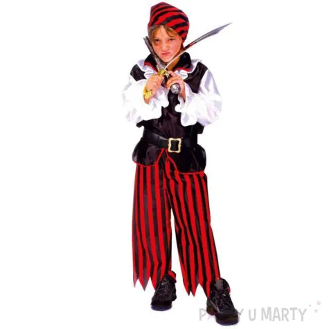stroj dla dzieci pirat blackheart funnyfashion rozm 152 cm