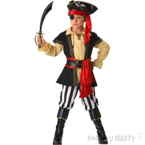 stroj dla dzieci pirat deluxe party tino rozm 122 128