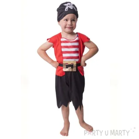 stroj dla dzieci pirat drobny arpex rozm 92 104 cm