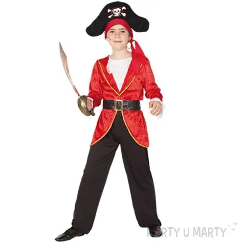 stroj dla dzieci pirat elegant fyasa 140 152 cm