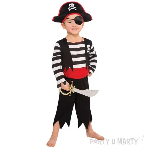 stroj dla dzieci pirat majtek amscan rozm 116 128 cm