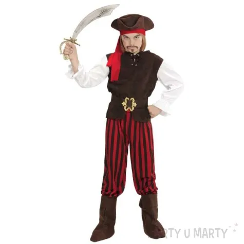 stroj dla dzieci pirat orlando widmann 134 146 cm