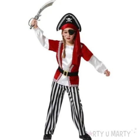 stroj dla dzieci pirat premium partytino 110 116 cm