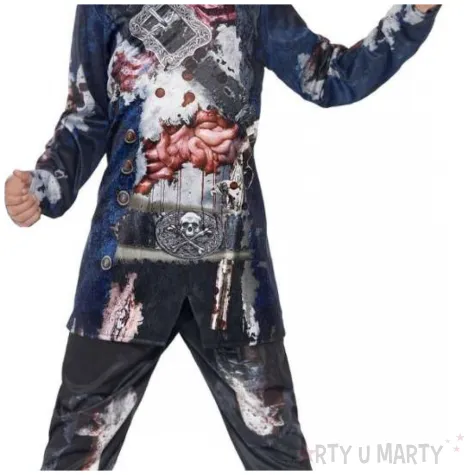 stroj dla dzieci pirat zombie smiffys rozm 116 128 cm