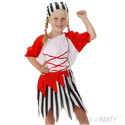 stroj dla dzieci piratka jackie folat rozm 116 134 cm