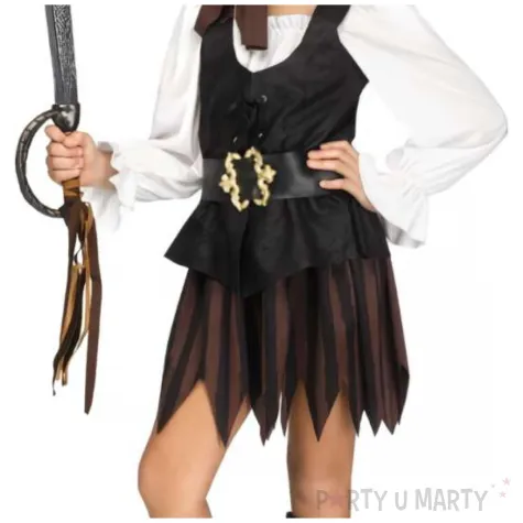 stroj dla dzieci piratka korsarka z karaibow partytino 146 152 cm